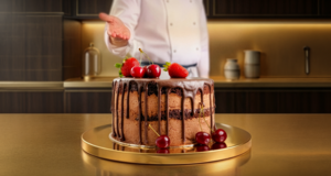 Un appetissant g&acirc;teau au chocolat