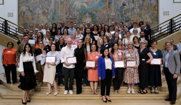 Photo de groupe de la 8e promotion du label Artisan du tourisme 