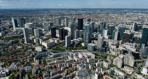 La Défense vue du ciel