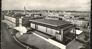 Vue aérienne du musée d’Art moderne André Malraux (MuMa), Le Havre