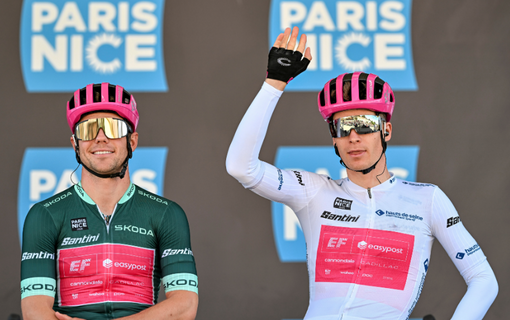 Georg Steinhauser conserve le maillot blanc, parrainé par le Département des Hauts-de-Seine