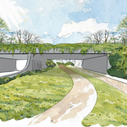 A 86 en 2050 un espace verdoyant 