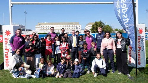 Une journée inspirante avec le Racing 92 pour des jeunes de l'Aide sociale à l'enfance des Hauts-de-Seine