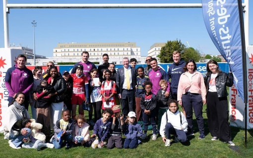 Une journée inspirante avec le Racing 92 pour des jeunes de l'Aide sociale…