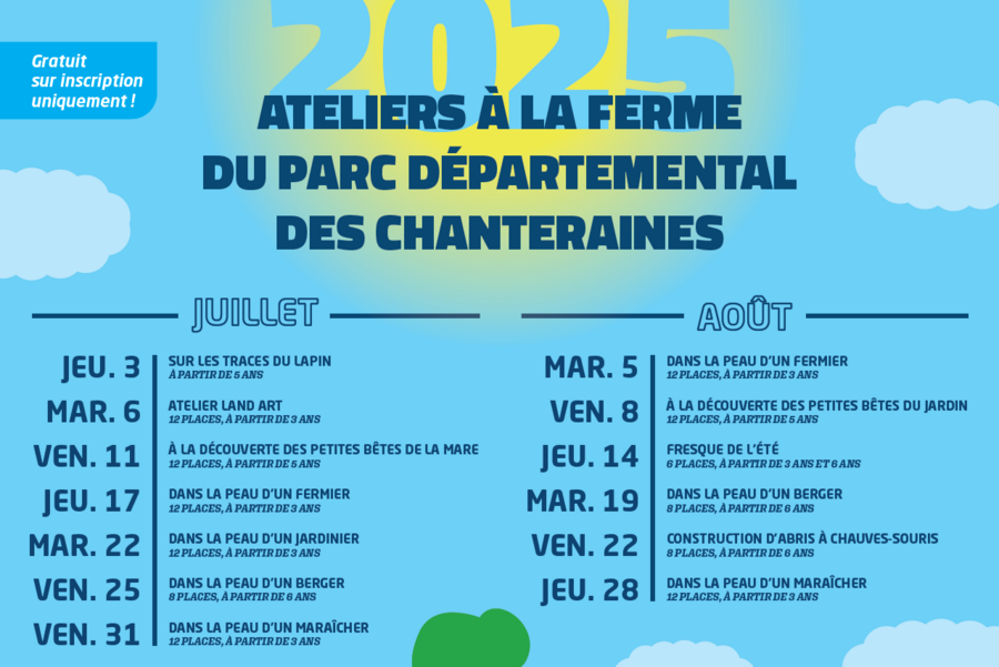 Ateliers à la ferme des Chanteraines