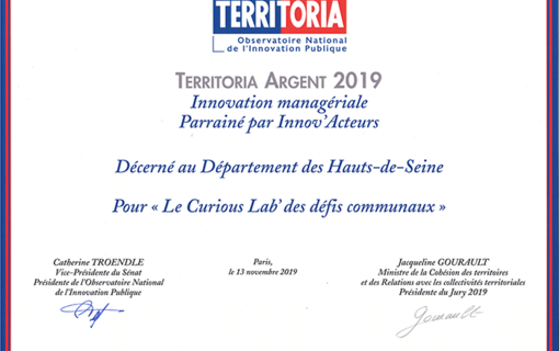 Prix Territoria 2019