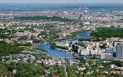 Vue a&eacute;rienne du territoire