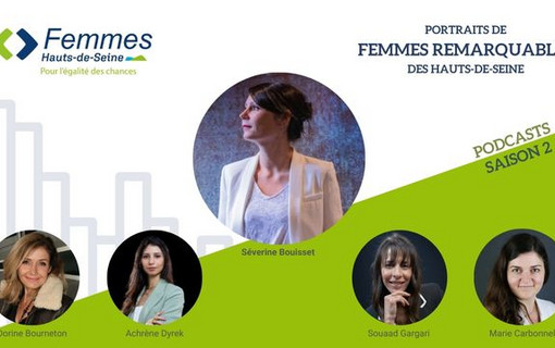 Les 5 femmes au sommaire de la saison 2 des podcasts femmes remarquables des Hauts-de-Seine
