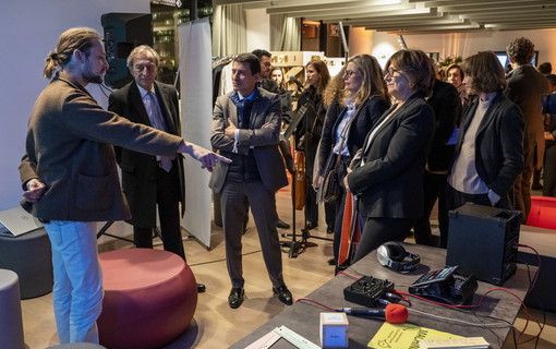 SeineLab : immersion sonore a La Seine Musicale. Un nouvel espace de d&eacute;couverte et d'exp&eacute;rimentation autour du num&eacute;rique et du son en acc&egrave;s libre les apr&egrave;s-midis du mercredi au samedi.