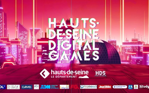 Affiche du festival Hauts-de-Seine Digital Games 2025