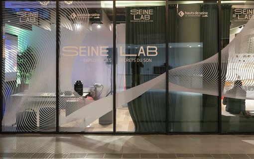 SeineLab : immersion sonore a La Seine Musicale. Un nouvel espace de d&eacute;couverte et d'exp&eacute;rimentation autour du num&eacute;rique et du son en acc&egrave;s libre les apr&egrave;s-midis du mercredi au samedi.