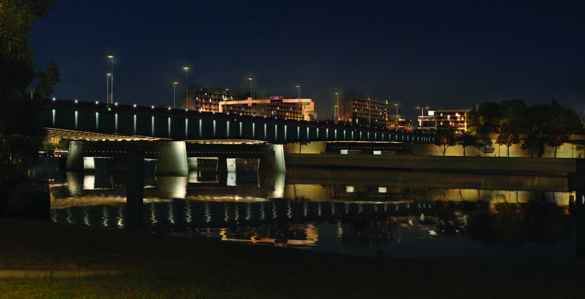 Projection du pont de Sèvres