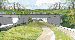 A 86 en 2050 un espace verdoyant 