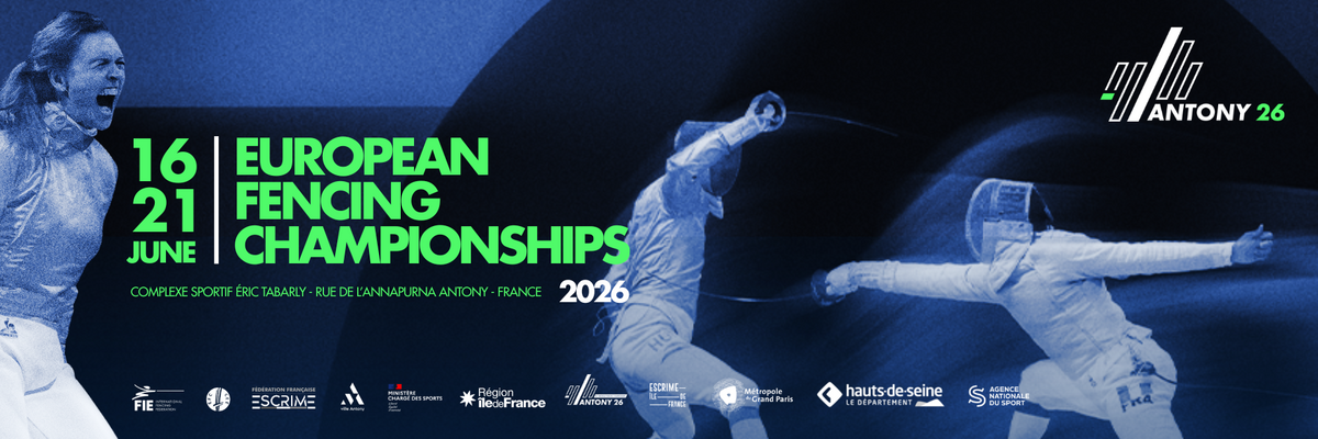 championnat-europe-escrime-2026 Affiche du Championnat d'Europe d'escrime 2026
