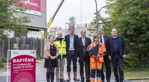 Ligne 15 Ouest du Grand Paris Express : Tiphaine sur le départ