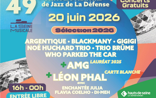Le concours national de jazz de la d&eacute;fense, le 20 juin sur le parvis de La Seine Musicale &agrave; Boulogne-Billancourt d&egrave;s 16h30