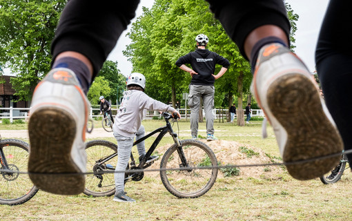 Activité BMX dans le cadre de Vacan'Sports