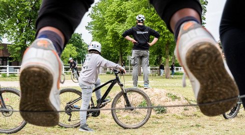 Activité BMX dans le cadre de Vacan'Sports
