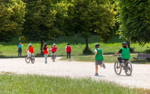 Une épreuve de bike and run organisée par le Département des Hauts-de-Seine