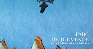 Un parachute survolant un volcan parc de jouvence