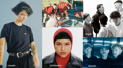Les cinq groupes de la Sélection Prix Chorus 2025 qui se produiront à La Seine Musicale samedi 29 mars lors de la journée Emergence Day pour tenter de remporter le Prix Chorus 2025. 