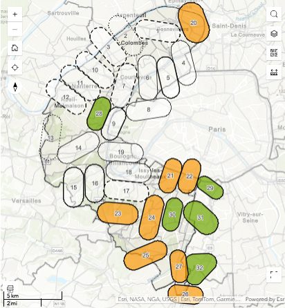 Carte du SDRCU 2025 des Hauts-de-Seine Carte du SDRCU 2025 des Hauts-de-Seine