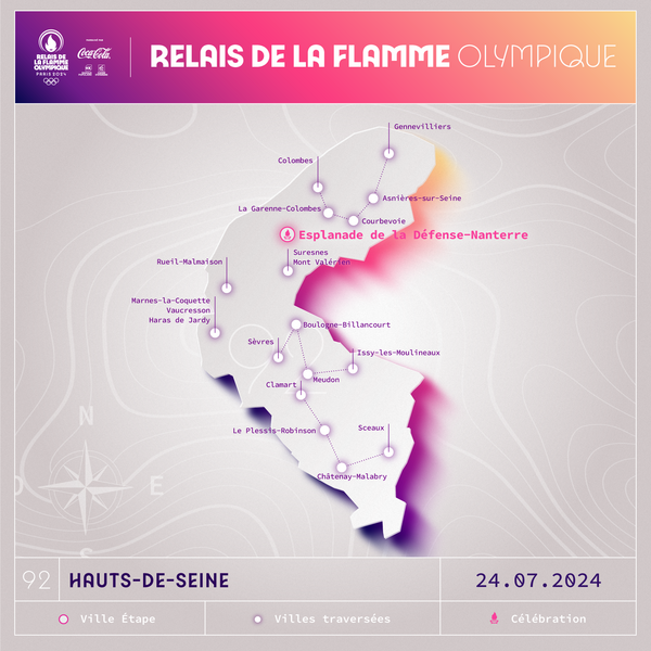 CARTE - JO Paris 2024 : découvrez le parcours de la Flamme olympique