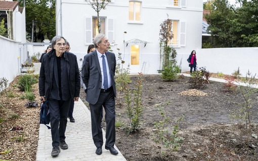 Le pavillon de préfiguration de la Maison de l'Avenir à Nanterre