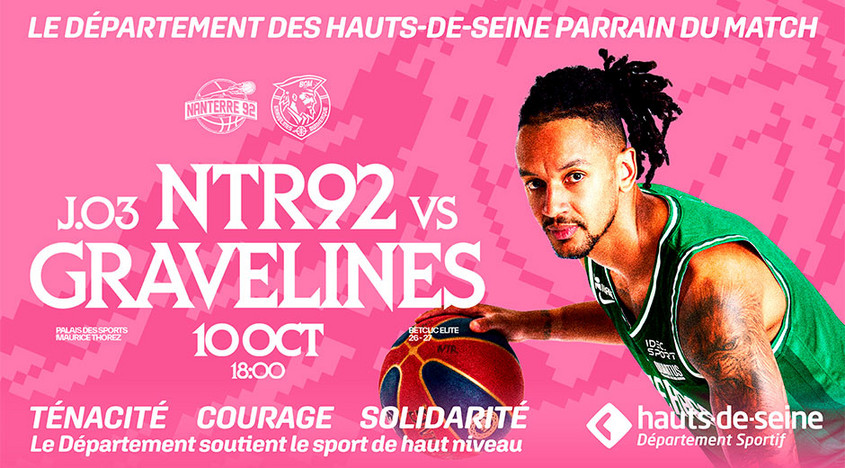 affiche du match avec Nicolas Sene