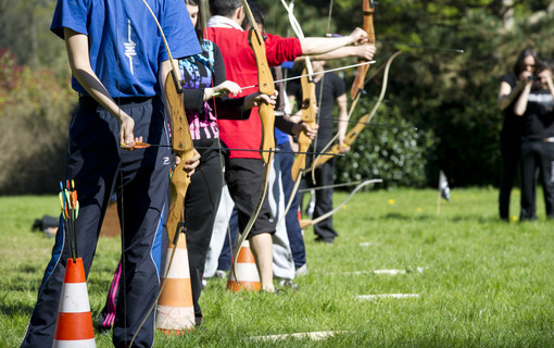 Activité tir a l'arc au Trophée aventure Hauts-de-Seine