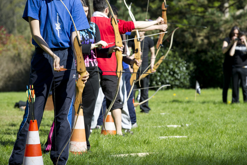 Activité tir a l'arc au Trophée aventure Hauts-de-Seine