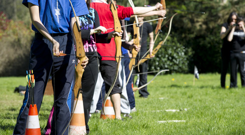 Activité tir a l'arc au Trophée aventure Hauts-de-Seine
