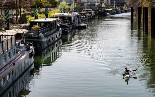 Promenade le long d ela RD7 et de l'Île Saint-Germain dans les Hauts-de-Seine