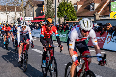 peloton lors de l'édition 2022