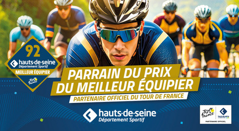 LOe visuel officiel du prix du meilleur &eacute;quipier 2026, parrain&eacute; par le D&eacute;partement des Hauts-de-Seine