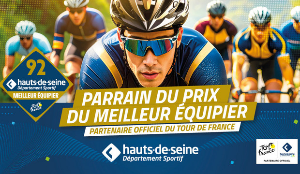 LOe visuel officiel du prix du meilleur &eacute;quipier 2026, parrain&eacute; par le D&eacute;partement des Hauts-de-Seine