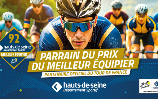 LOe visuel officiel du prix du meilleur &eacute;quipier 2026, parrain&eacute; par le D&eacute;partement des Hauts-de-Seine