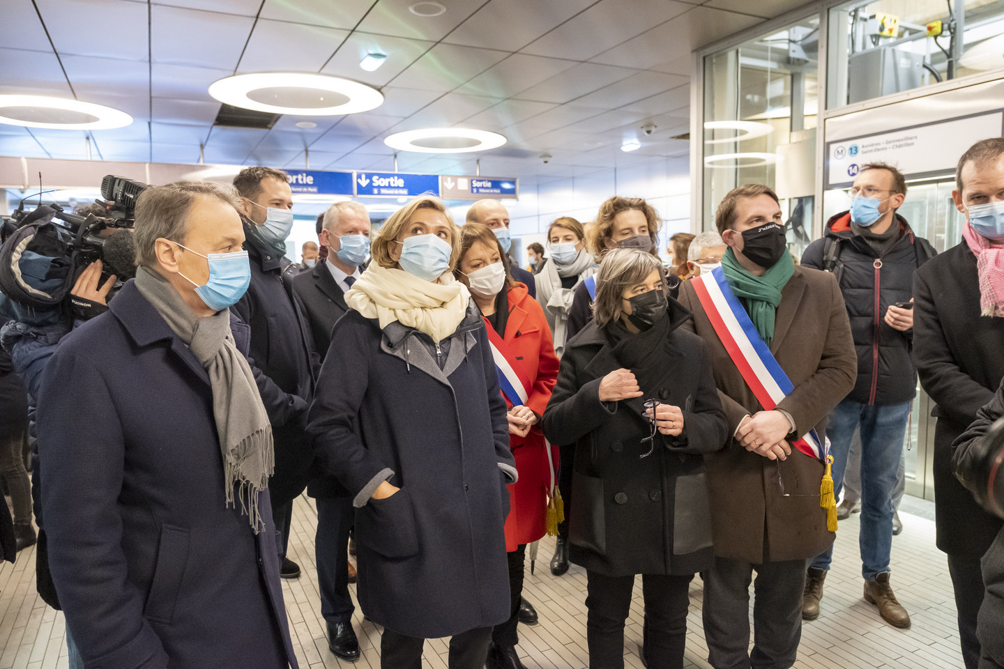 OUVERTURE STATION LIGNE 14 PORTE DE CLICHY