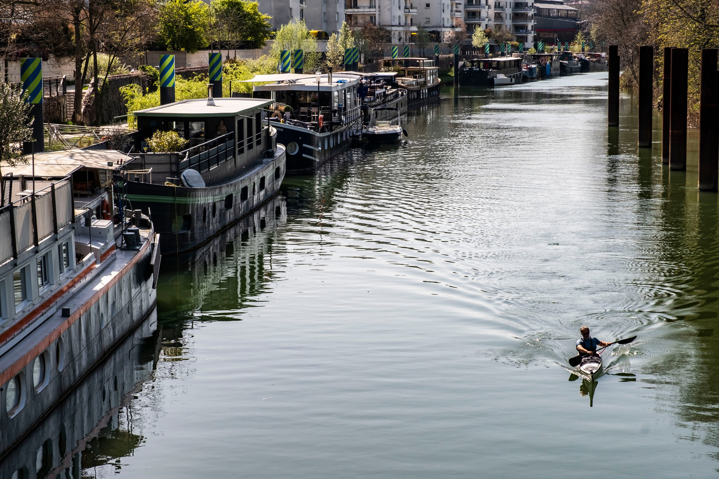 Promenade le long d ela RD7 et de l'Île Saint-Germain dans les Hauts-de-Seine