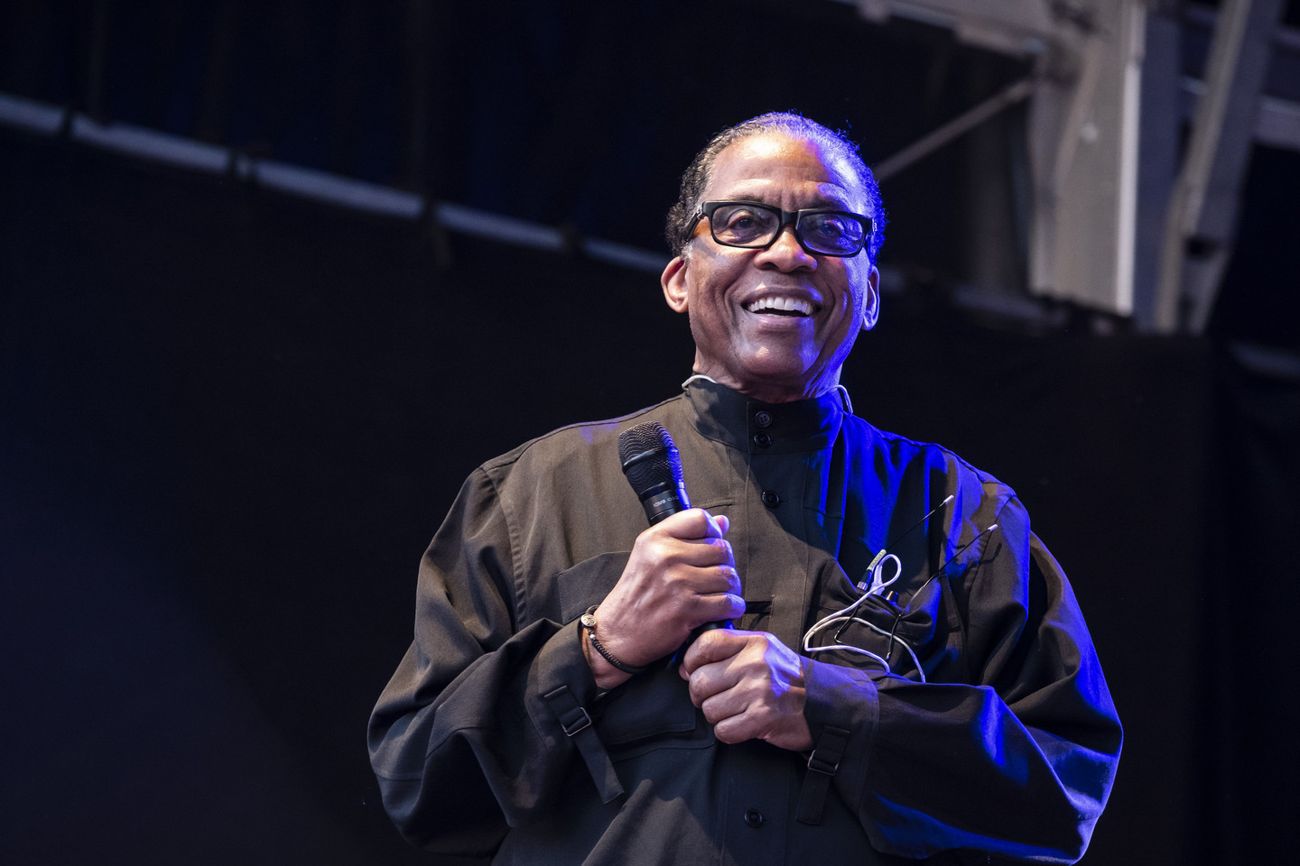 Herbie-Hancock-scène-la-Défense-Jazz-Festival-2022 