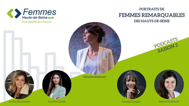 Les 5 femmes au sommaire de la saison 2 des podcasts femmes remarquables des Hauts-de-Seine